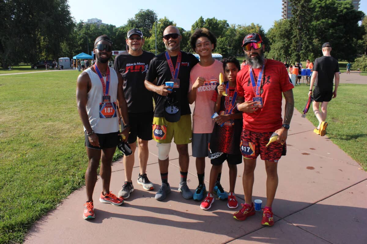 Denver Rocks Run 2023 Final (40) image of runners at Denver Rocks Run 2023 presented by GameDay Run Series