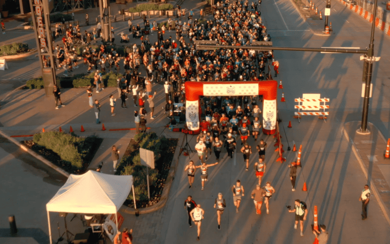 Big Texas 2024 – Press Release Image image of 2023 Big Texas Run presented by GameDay Run Series at Texas Live in Arlington, TX
